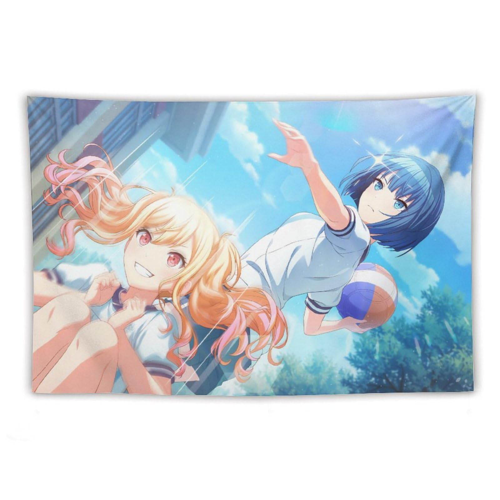 Amazon.co.jp: 桐谷遥 天馬咲希 タペストリー 大判 アートワーク